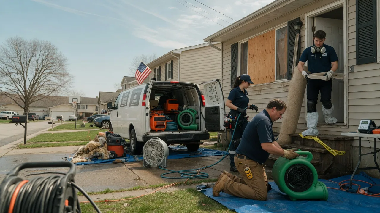 Water Damage Restoration in Houston, PA near me